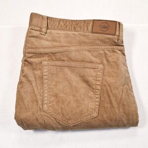 PETER MILLAR Men's Size 40 Tan Brown Corduroy Cotton Blend Flat Front Chino Pant